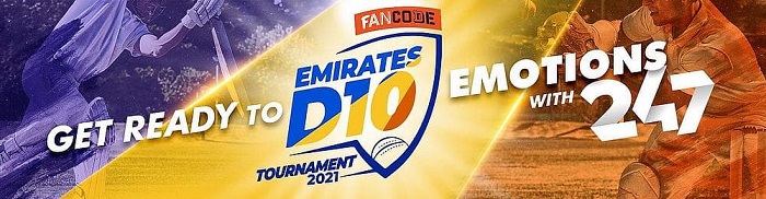 FanCode app to broadcast Emirates D10 League 2021 