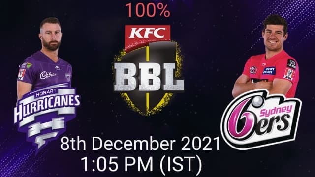 Prediction of the fourth game Hobart Hurricanes vs Sydney Sixers