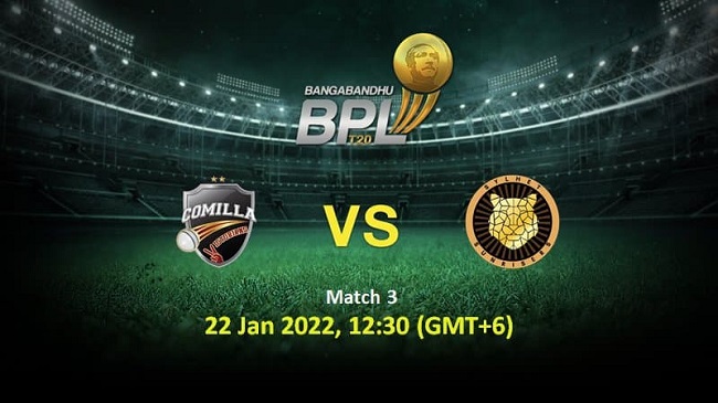 Comilla Victorians vs Sylhet Sunrisers 3rd Match Prediction