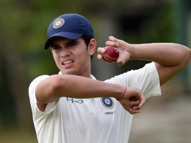 Son of Sachin Tendulkar playing for Mumbai in the Ranji Trophy