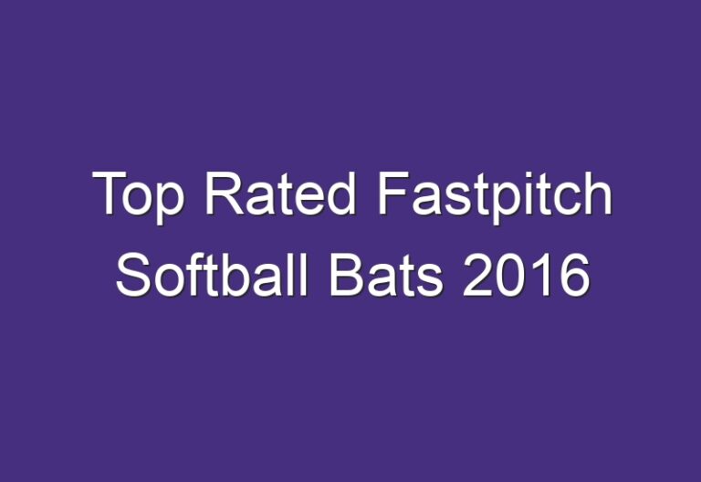 Top Rated Fastpitch Softball Bats 2016